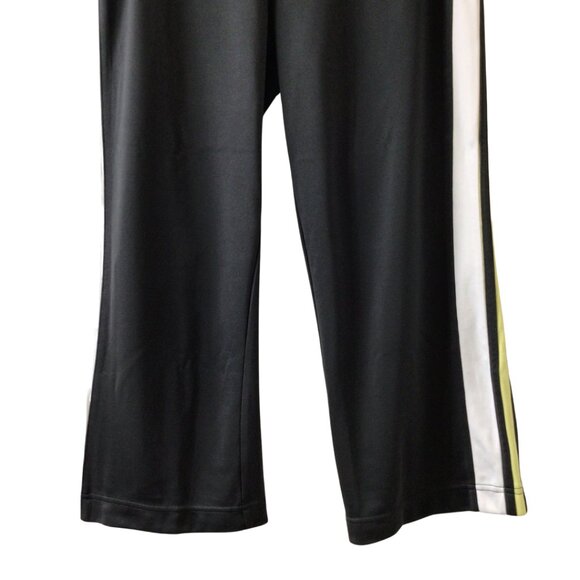 Nike Pants Women’s M Medium 8 10 Gray Striped Cropped Capri Active Wear Athletic - Picture 4 of 10